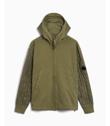 CP COMPANY Diagonal Raised フリース フード スウェットシャツ 19CMSS054A 005835M 652 152205202 [P]