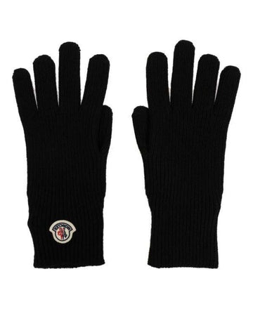 MONCLER Wollhandschuhe mit Logo-Patch 3A00008 A9342 999 152206092 [P]