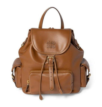 MIU MIU レザーバックパック ミディアム 5BZ043 2CRW F0046 152206284 [P]