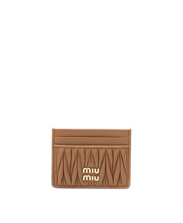 Miu Miu Nappa Leather Card Holder 5MC076 AFPP F098L 152206327 [P]