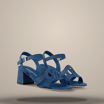 LOUIS VUITTON Isola Sandalen Dunkelblau 1AGYZF 158876399 [P]