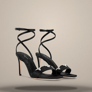 LOUIS VUITTON Gala Sandalen Schwarz 1AIUVJ 158876410 [P]