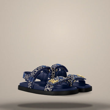 Louis Vuitton Sunset Flat Comfort Sandal Navy Blue 158876416 [P]