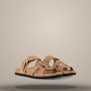 LOUIS VUITTON Isola Comfort Sandalen Beige 1AJOW6 158876439 [P]