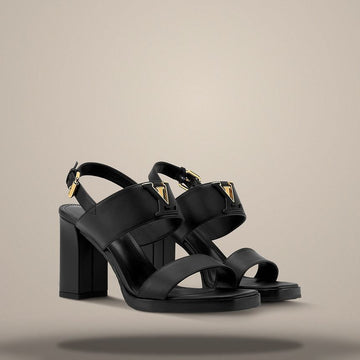 LOUIS VUITTON Mare Sandalen Schwarz 1AK3RZ 158876606 [P]