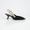 Dior Technical Fabric Slingback Pumps Black 158737749 [P]