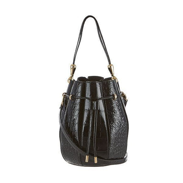 SALVATORE FERRAGAMO Crocodile Bucket Medium Damen Schultertasche 21 6130 0770470 139811619 [P]