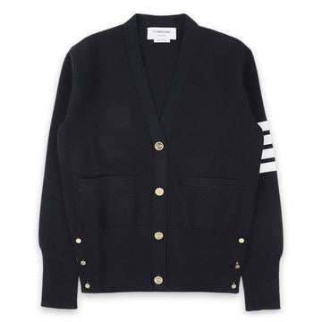 THOM BROWNE ウィメンズ メリノウール Vネック カーディガン（ネイビー） 00014 415 151033709 [P]