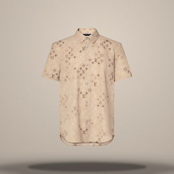 LOUIS VUITTON Monogram Kurzarmhemd Regular Fit 158877429 [P]
