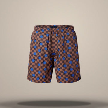 LOUIS VUITTON Damier Schwimm Shorts Regular Fit 158877452 [P]