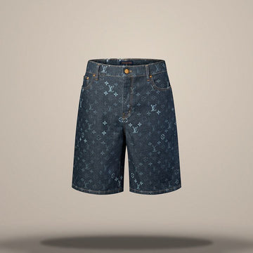 LOUIS VUITTON モノグラムデニムショートパンツレギュラーフィット 158877462 [P]