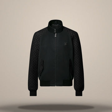 Louis Vuitton Suede Mix Bomber Jacket Regular Fit 158877468 [P]