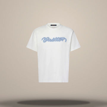 LOUIS VUITTON Denim Signature T-Shirt mit kurzen Ärmeln Regular Fit 158877483 [P]