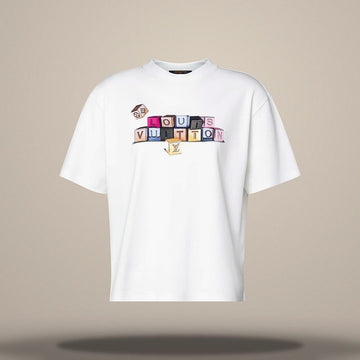 Louis Vuitton Signature Blocks T-Shirt White 158877519 [P]