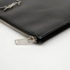 Saint Laurent Monogram Leather Tablet Holder Clutch Black Silver 158665160 [P]