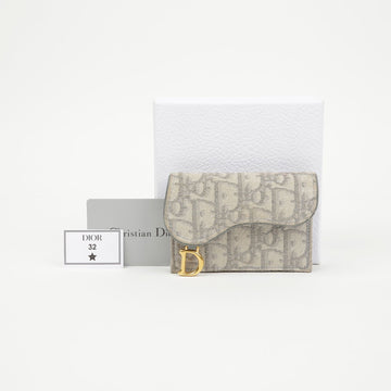 DIOR Satteltasche mit Klappe Kreditkartenhalter Grau 158665596 [P]