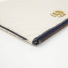Gucci Leather GG Marmont Clutch White 158665934 [P]