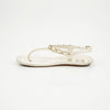 CHANEL チェーンフリップフロップ 37.5サイズ G34964 158738439 [P]