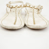 CHANEL チェーンフリップフロップ 37.5サイズ G34964 158738439 [P]