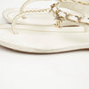 CHANEL チェーンフリップフロップ 37.5サイズ G34964 158738439 [P]