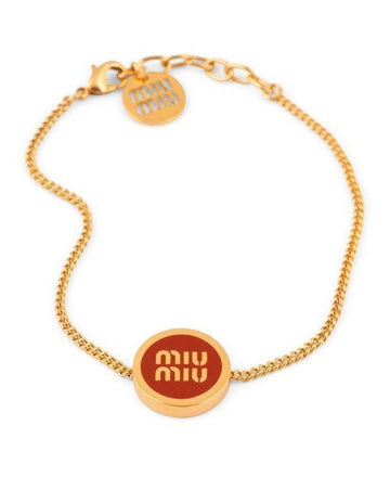 MIU MIU エナメルメタルブレスレット 152598953 [P]
