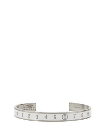 Maison Margiela Brushed Palladio/White Numbering Bracelet 152598956 [P]