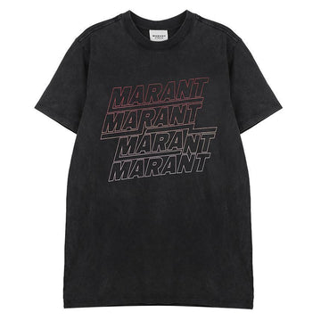 ISABEL MARANT コットンロゴTシャツ 152752345 [P]