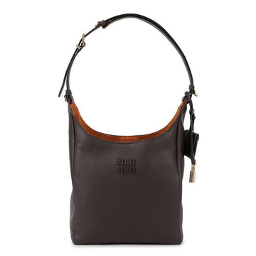 MIU MIU レザー バケット バッグ 5BE098-2IFL-F0ZKS-OOO 153363792 [P]