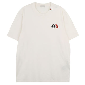 MONCLER 3-Farben-Stickerei Logo Baumwoll T-Shirt 155437041 [P]
