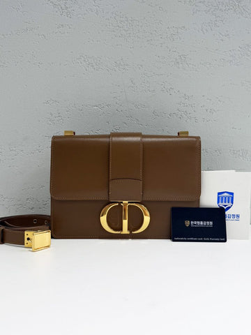 DIOR Braune Schultertasche mit goldenen Akzenten M9234 158879771 [P]