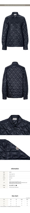 MONCLER ダイヤモンドキルティングパディングシャツジャケット 153460004 [P]