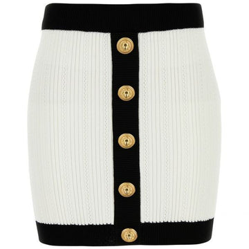 BALMAIN ボタンニットスカート 144450766 [P]