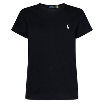 POLO RALPH LAUREN ポロ ラルフ・ローレン ホワイトポニー刺繍Tシャツ ブラック 211898698 007 140192212 [P]