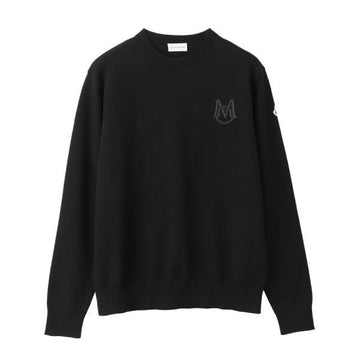 Moncler Embroidered Monogram Cotton Sweater 149713343 [P]