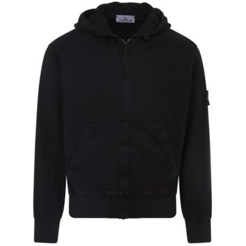 STONE ISLAND 6100017 Organic Panama Cotton 'Old' Effect Oversized-Fit Kapuzen-Zipper-Up Sweatshirt (K2S15 S0184 V0129) 153859769 [P]