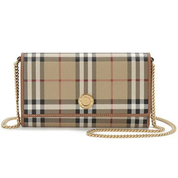 BURBERRY チェーンストラップチェックウォレット (8070413) 75821868 [P]