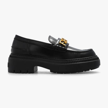 FENDI グラフィ レザー ローファー stamp: 8D8383 69F F0QA1 75903693 [P]