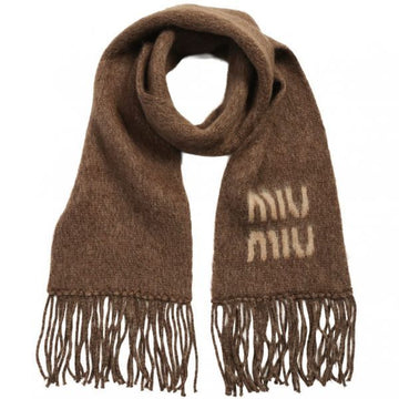 MIU MIU Mohair-Schal mit Logo 149844002 [P]