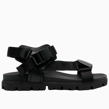 PRADA ナイロンバックルストラップサンダル 140862044 [P]