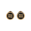 Miu Miu Enameled Metal Earrings 151648317 [P]