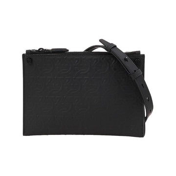 Salvatore Ferragamo 24 1225 NERO Shoulder Bag 76551919 [P]