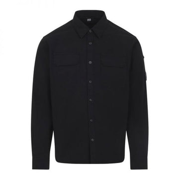 CP Company Organic Gabardine Long Sleeve Lens Shirt 157336301 [P]
