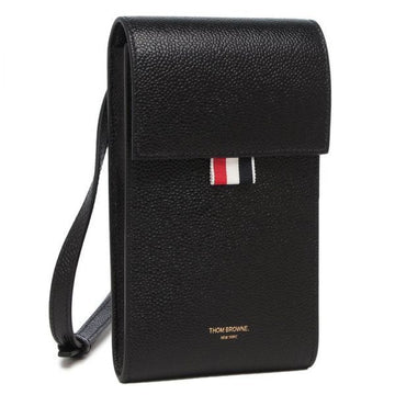 THOM BROWNE 26SS Pebble Grain Flap Crossbody Phone Holder 155022918 [P]