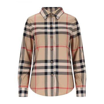 BURBERRY チェック柄コットンシャツ SKU: 8071340 75811297 [P]
