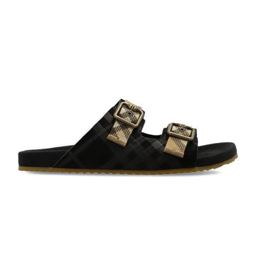 BURBERRY 26SS Check Suede Urchin Sandalen 156521677 [P]