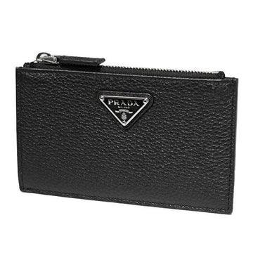PRADA 26SS レザー ジッパー カードケース (2MC086 2E54 F0002) 145881800 [P]