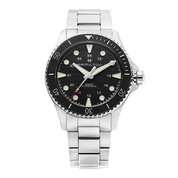 HAMILTON H82515130 Khaki Navy Scuba Herren Metallarmbanduhr 41501915 [P]