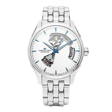 Hamilton Jazzmaster Open Heart Metal Watch for Men 35943934 [P]