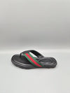 GUCCI メンズ ウェブ レザー サンダル ブラック 429362 154075949 [P]