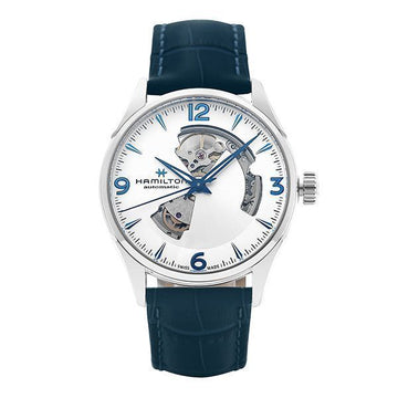 Hamilton Jazzmaster Open Heart Men's Leather Watch 43325952 [P]
